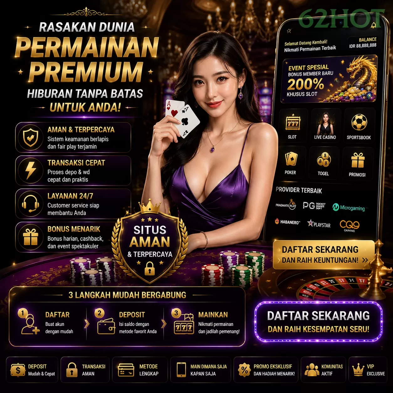 Menelusuri Fitur Menarik dari Situs Game 62hot - 2